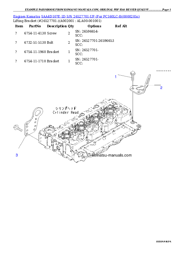 Komatsu saa4d107e-1d parts books engines download Komatsu saa4d107e-1d parts books engines download