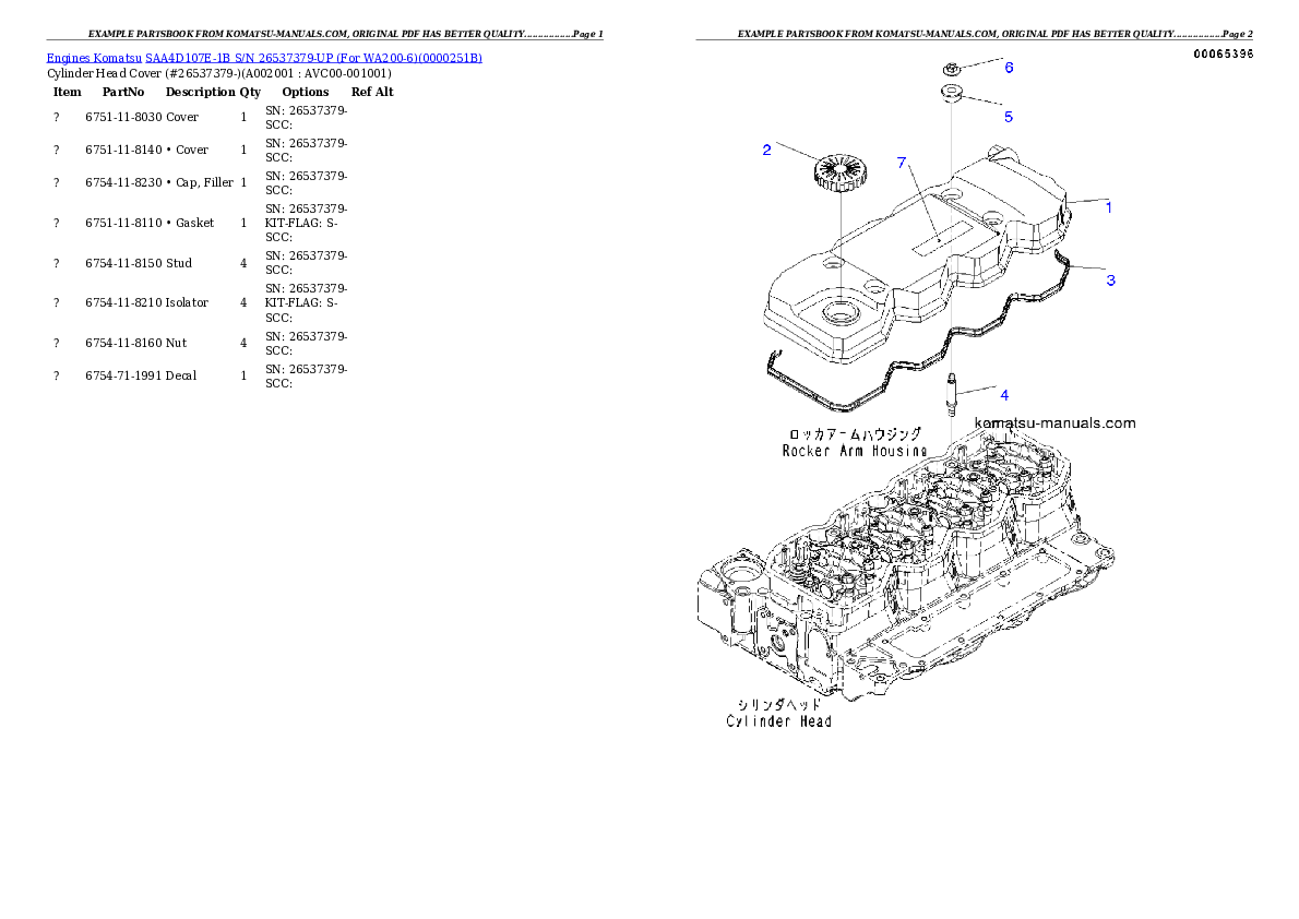 Komatsu saa4d107e-1b parts books engines download Komatsu saa4d107e-1b parts books engines download