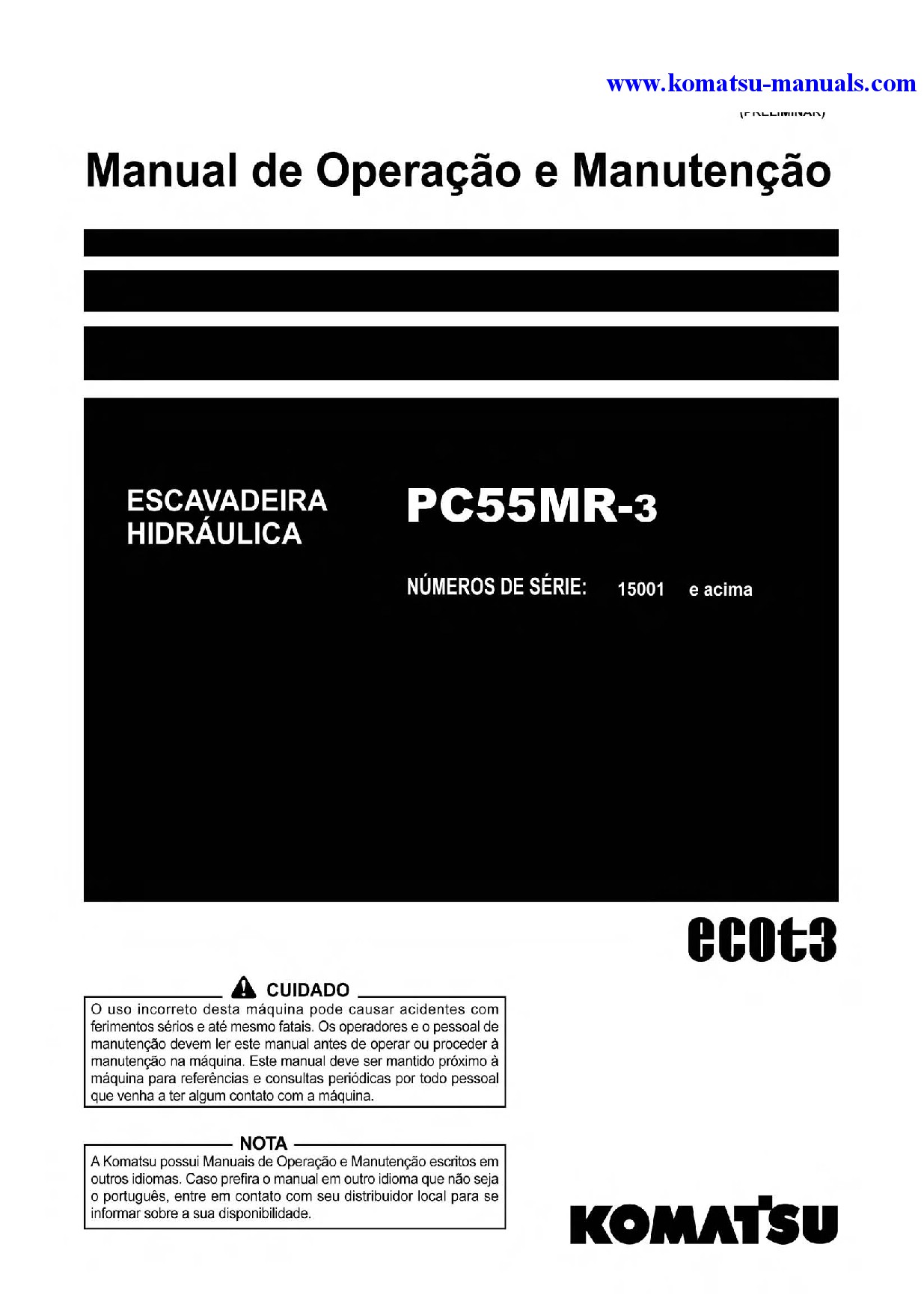 Komatsu pc55mr-3(jpn) operation and maintenance manuals excavators crawler download Komatsu pc55mr-3(jpn) operation and maintenance manuals excavators crawler download