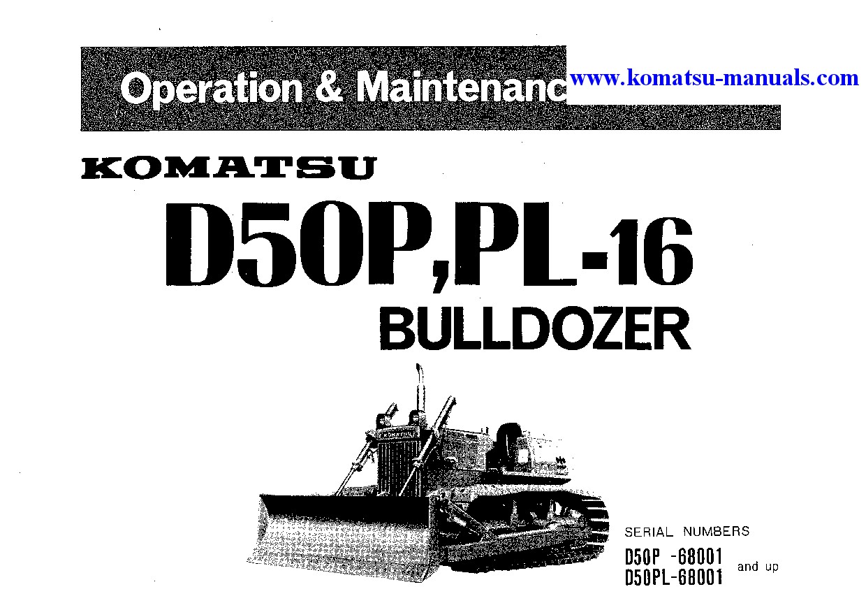 Komatsu d50p-16(jpn) operation and maintenance manuals crawler loaders download Komatsu d50p-16(jpn) operation and maintenance manuals crawler loaders download