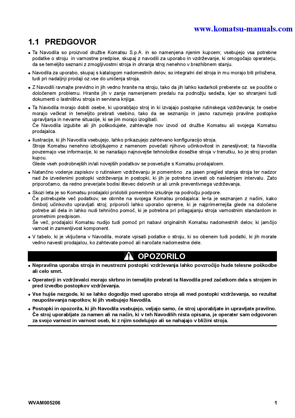 Komatsu sk1020-5(ita)-turbo operation and maintenance manuals skid steer loaders download Komatsu sk1020-5(ita)-turbo operation and maintenance manuals skid steer loaders download