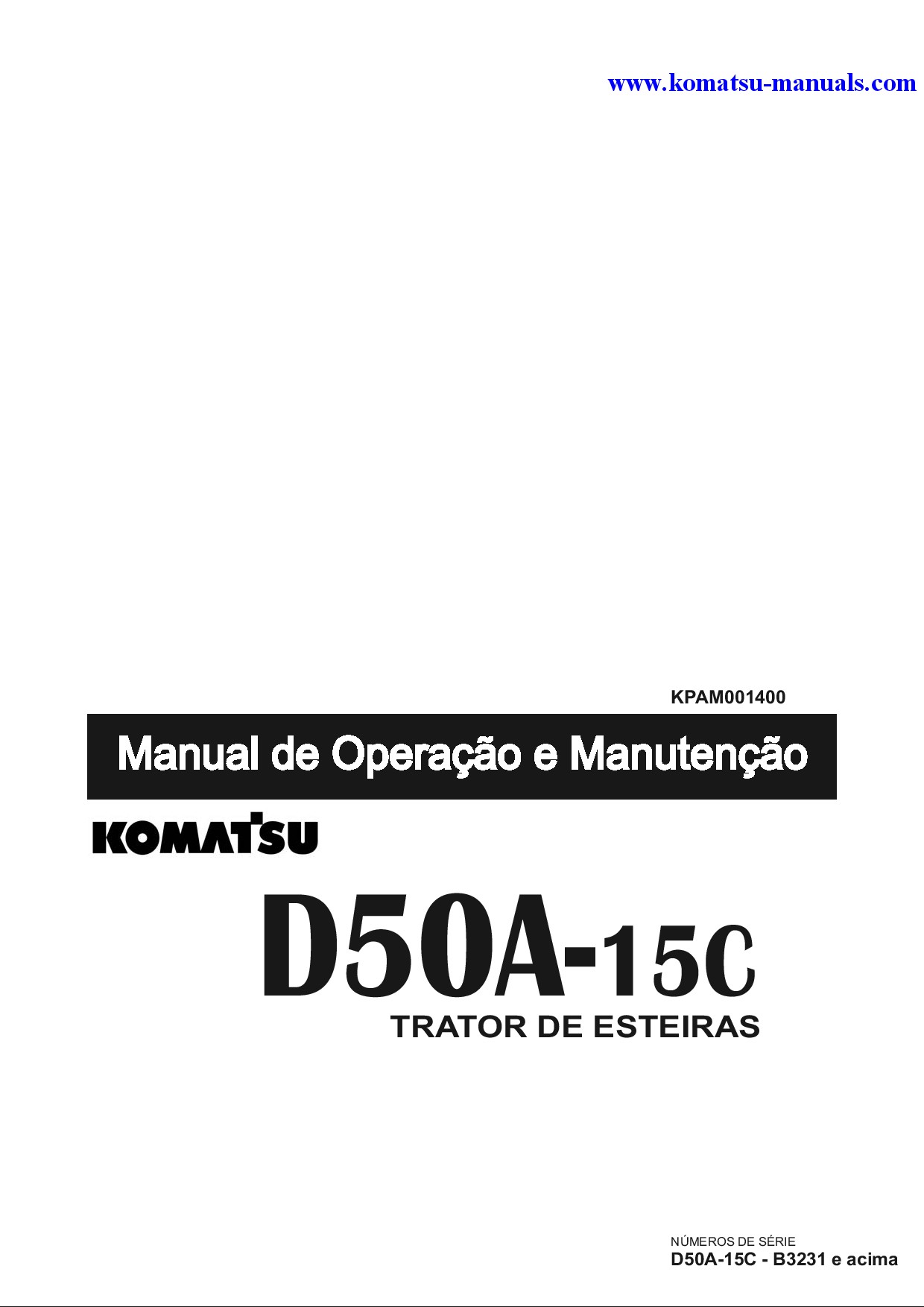 Komatsu d50a-15(jpn) operation and maintenance manuals bulldozers download Komatsu d50a-15(jpn) operation and maintenance manuals bulldozers download