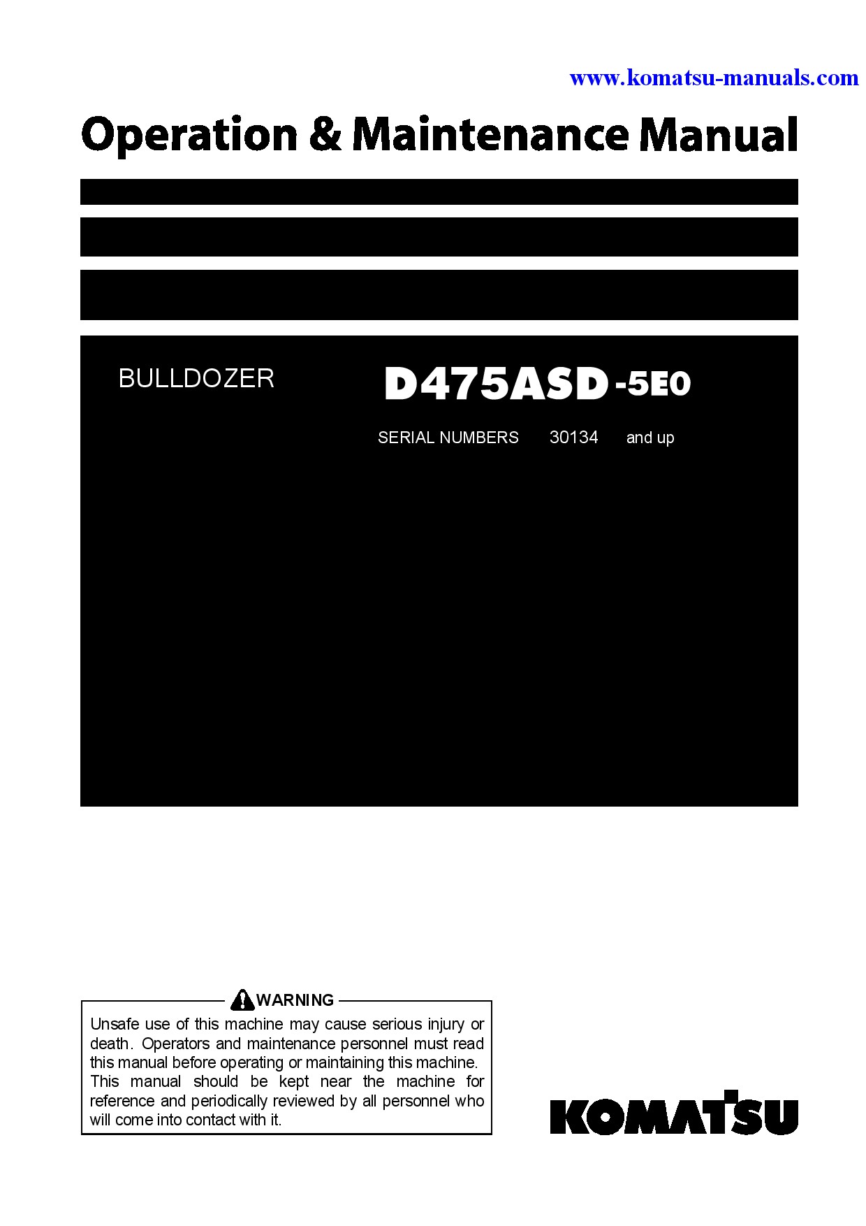 Komatsu d475asd-5(jpn)-tier2, super dozer operation and maintenance manuals bulldozers download Komatsu d475asd-5(jpn)-tier2, super dozer operation and maintenance manuals bulldozers download