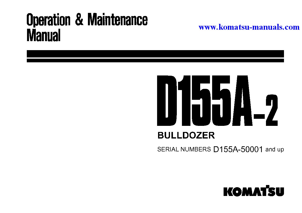 Komatsu d155a-2(jpn) operation and maintenance manuals bulldozers download Komatsu d155a-2(jpn) operation and maintenance manuals bulldozers download
