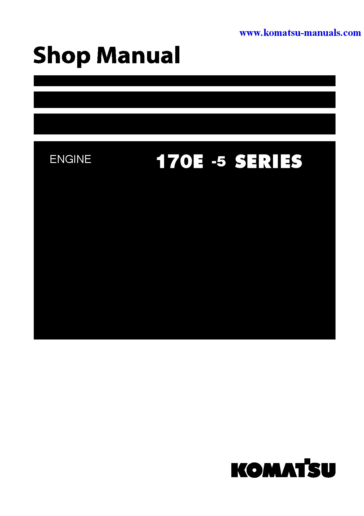 Komatsu saa6d170e-5(jpn) shop manual (english) + partsbook (english) shop manuals engines download Komatsu saa6d170e-5(jpn) shop manual (english) + partsbook (english) shop manuals engines download