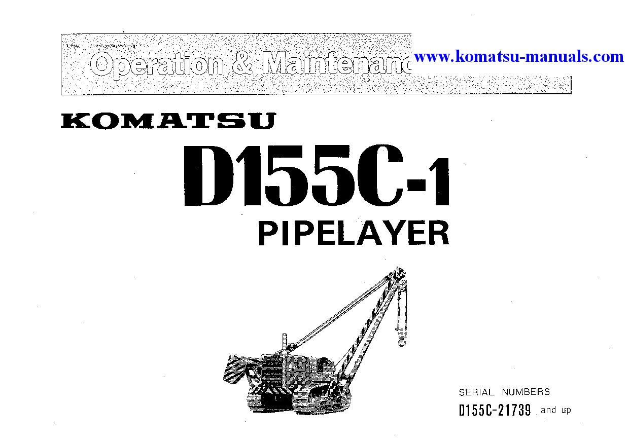 Komatsu d155c-1(jpn) operation and maintenance manuals bulldozers download Komatsu d155c-1(jpn) operation and maintenance manuals bulldozers download