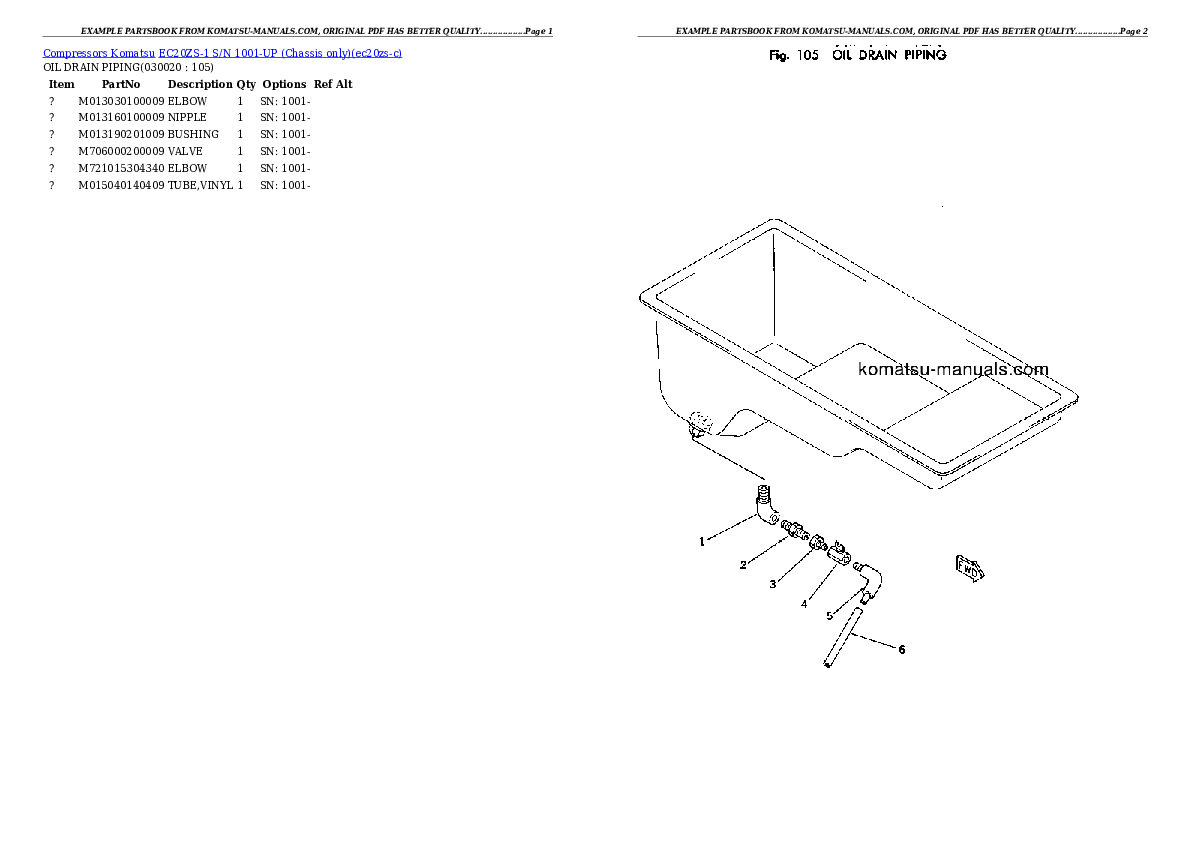 Komatsu ec20zs-1 parts books other download Komatsu ec20zs-1 parts books other download