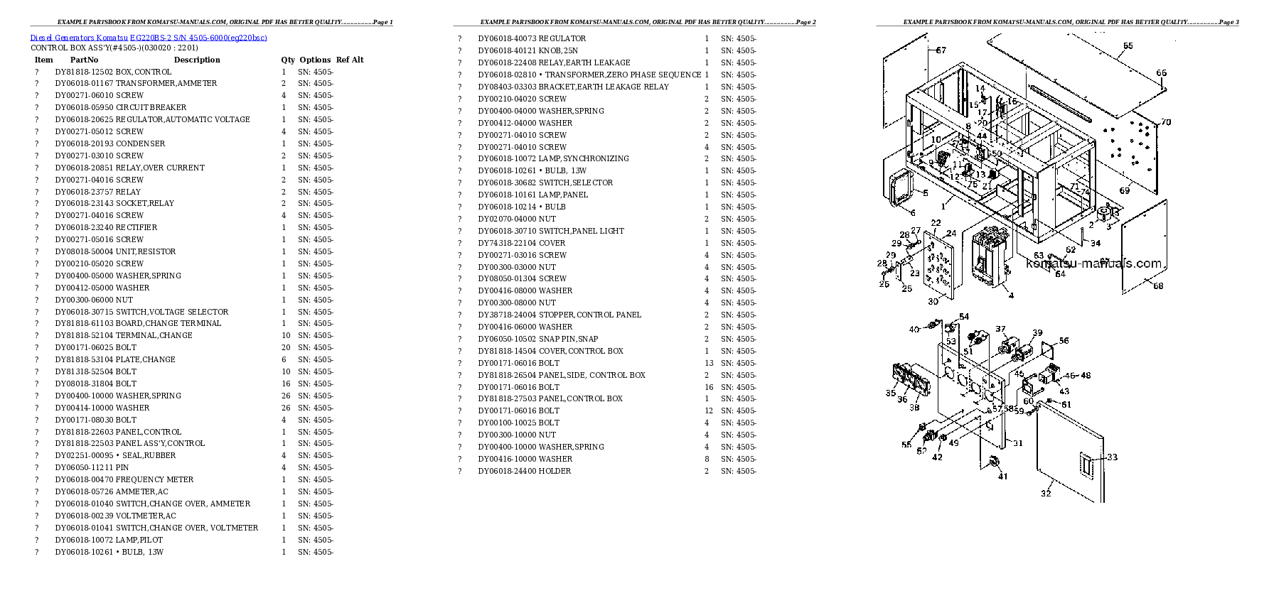 Komatsu eg220bs-2 parts books other download Komatsu eg220bs-2 parts books other download