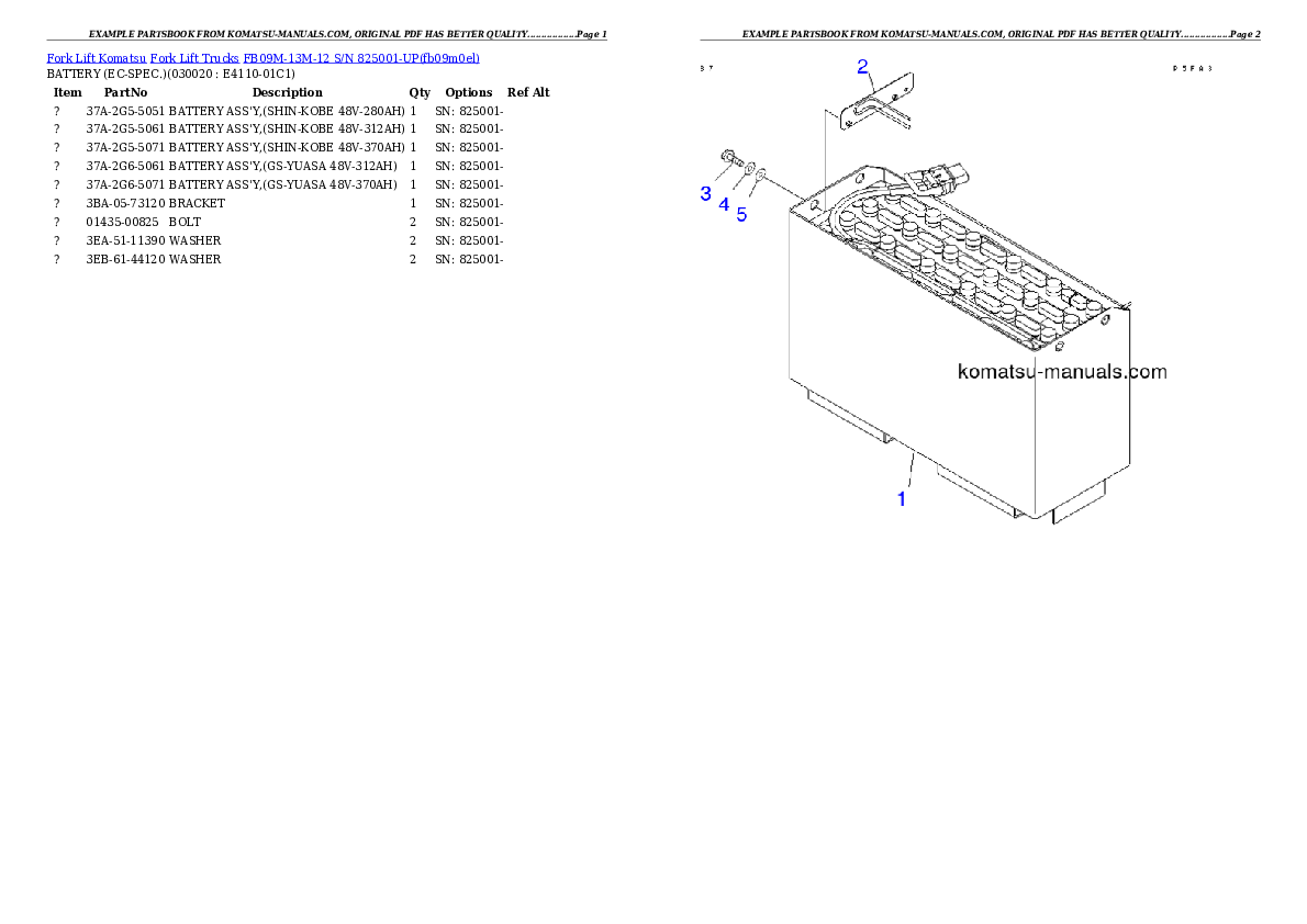 Komatsu fb09m-13m-12 parts books forklifts download Komatsu fb09m-13m-12 parts books forklifts download