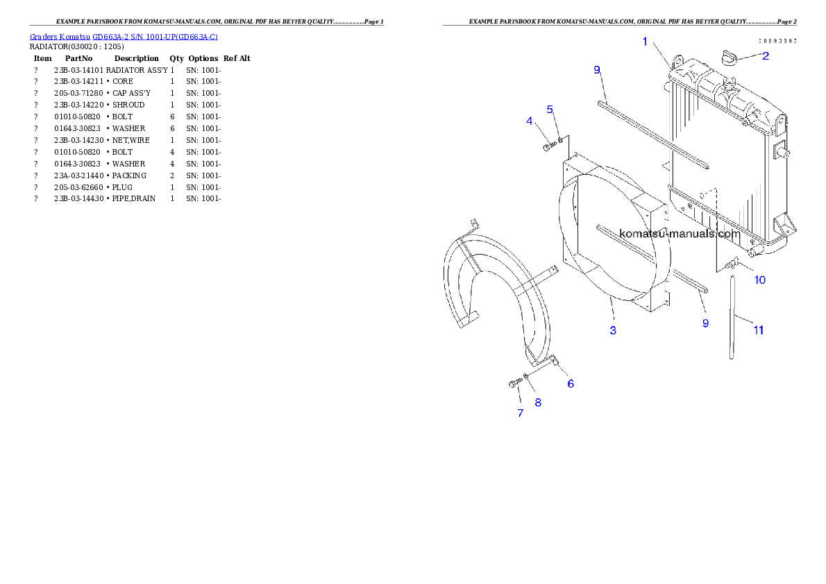 Komatsu gd663a-2 parts books graders download Komatsu gd663a-2 parts books graders download