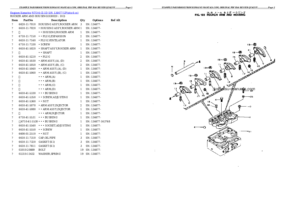 Komatsu nto-6-ci-1d parts books engines download Komatsu nto-6-ci-1d parts books engines download