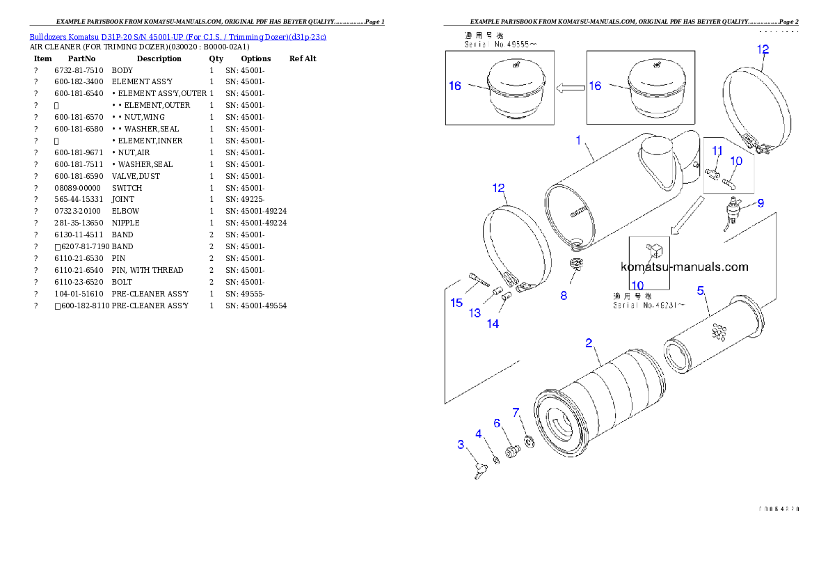 Page preview for manual 82692